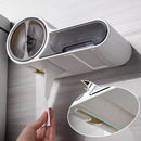 Waterproof Bathroom Organizer Shelf Shampoo Soap Roll Paper Wc Storage Rack Wall Mounted Household Items Bathroom Accessories