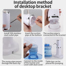 saengQ Water Pump Dispenser Water Bottle Pump Mini Barreled Water Electric Pump USB Charge Automatic Portable Bottle Switch