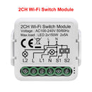 涂鸦WiFi智能灯开关模块支持双向控制，App远程控制DIY断路器100-240V，兼容Alexa Google Home