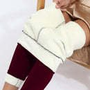 CHRLEISURE Women Winter Plus Velvet Stretch Leggings High Waist Warm Leggings Women Lamb Cashmere thick Winter Leggings