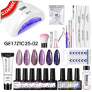 Gelfavor Gel Nail Polish Manicure Set Semipermanent Nail Polish UV Varnish Hybrid Soak-off Gel Kits For Extension Nail Art