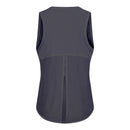 SHINBENE Back Mesh Patchwork Sport Vest Women Loose Fit Solid Yoga Fitness Vest Breathable O-neck Gym Athletic Tank Tops XS-XL