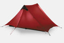 3F UL GEAR Lanshan 2 Rodless Tent 2 Person Professional 15D Silnylon Tent Outdoor Ultralight Camping Tent 3 4 Season tent