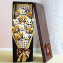 Hot Sale Cute Teddy Bear Stuffed Animal Plush Toy Cartoon Bouquet Gift Box Creative Birthday Valentine&