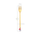 Wholesale Christmas Coffee Spoon &amp; Fork Sets Coffee Stirring Spoon Creative Dessert Tea Spoon Shovel Christmas Gift Box