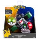 Genuine US Version Pokemon Master Elf Ball Belt Set Telescopic TAKARA TOMY Toys for Children Gift