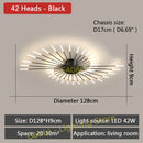 LED Lights Nordic Chandelier for Living Dining Room Bedroom Home Decoration Luxury Gold Or Black Modern Creative Hanging Lights