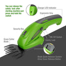 WORKPRO 3.6-7.2V Electric Trimmer 2 in 1 Lithium-ion Cordless Garden Tools Hedge Trimmer Rechargeable Hedge Trimmers for Grass