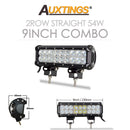 Auxtings 12'' 22'' 20inch 12V 24V offroad led light bar Spot Flood Combo 20'' 126W led Work Light for Jeep Car 4WD Truck SUV ATV