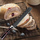 9pcs Kitchen Knives Set Damascus Laser Patten Professional Japanese Chopping Boning Cleaver Chef Knives Set 440C Stainless Steel