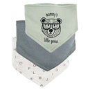 Honeyzone 3pc/lot 100% Cotton Baby Girls Bibs Pink Flamingo Print Baby Towel Bandanas Scarf Children Cravat Infant Towel