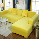 2022 Velvet L Shaped Sofa Cover For Living Room Elastic Furniture Couch Slipcover Chaise Longue Corner Sofa Covers Stretchable