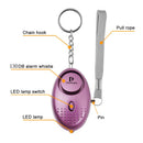 5pcs/lot Self Defense Alarm 130Db Security Protect Alert With LED Light Personal Safety Emergency Alarm For Children Women Girl