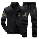 Men Set Large Size 6XL 7XL 8XL 9XL Fashion 2023 Autumn Winter Homme Suit Sweatshirt Sweatpants Men's Set Male Tracksuit Jacket