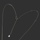 ANDYWEN 925 Sterling Silver 26 Letters Gold Initial  A B Pendant Necklace Thin Long Chain Adjustable Mini P G CZ Jewelry