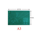 A1A2A3A4 PVC切割垫板拼布缝纫DIY皮革工具套件双面自修复垫底板冲孔
