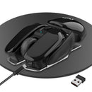 T37 Wireless Mouse USB1600dpi Rechargeable Office USB Mouse 2.4G Optical Mouse, Ergonomic Mouse for Laptop Desktop Sleep