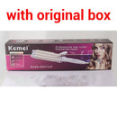 Kemei 专业卷发器 陶瓷三管波浪卷发棒 美发造型工具 110-220V 电卷发器