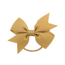 20pcs/lot Grosgrain Ribbon Hair Bands Ponytail Holder Rubber Band For Baby Girls Handmade Hair Rope Scrunchie  Hair Accessories