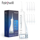 Fairywill 300ml Portable Oral Irrigator USB Rechargeable Dental Water Flosser Jet Irrigator Dental Teeth Cleaner 3 Modes