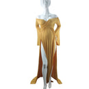Maternity Dresses for Photo Shoot Sexy Shouldless Puff Sleeve Dresses for Pregnant Women Maxi Long Pregnancy Photography Dress