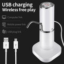 saengQ Water Pump Dispenser Water Bottle Pump Mini Barreled Water Electric Pump USB Charge Automatic Portable Bottle Switch