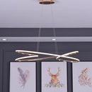 NEO Gleam Gold Chrome Plated Modern Led pendant lights for dining room kitchen room bar shop ceiling lamp 90-260V Free Shipping