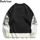 DARK ICON Mountain Sweater Men Women Korean Style Men&