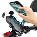 4.7-7 inch Phone Holder Motorcycle QC3.0 Wireless Charger Handlebar Bicycle Bracket Quick Charge USB Charger GPS Mount Bracket