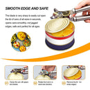 Can Opener Kitchen Accessories Gadget Sets Bottle Openers Stainless Steel Ergonomic Manual Kitchen Tools Free 2 Blades