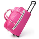 Striped Carry-Ons Bag Waterproof Nylon Trolly Bag For Traveling Men Travel Bags Foldable Cabin Suitcase With Wheels XA225C