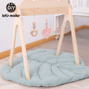 Nordic Newborn Padded Kids Soft Carpet Cartoon Leaves Rugs Child Crawling Blanket Carpet Toy Baby Play Mats Kid Room Decoration