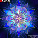 HOMFUN Diamond Embroidery DIY Diamond Painting Cross Stitch Kit "Religion Mandala" 5D Needlework Diamond Home Decoration A00093