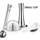 ICafilasSVIP Stianless Steel Reusable Vertuoline Capsule  For Nespresso Vertuo Coffee Filter Espresso For Vertuo Plus