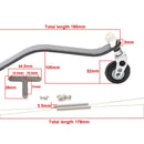 1套碳纤维尾轮组件起落架支架套件，适用于26CC/50CC/100CC汽油发动机固定翼遥控飞机模型