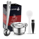 ICafilas意式浓缩咖啡胶囊 Nespresso Vertuoline & Vertuo不锈钢（G2）可再填充胶囊可重复使用过滤器
