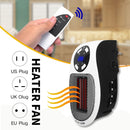 家用便携式电暖器暖手宝壁炉插墙取暖炉浴室暖气片遥控器 500W