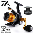 New High Quality Double Spool Fishing Reel Stainless Steel Ball Bearing Fishing Feeder Spinning Reel For Carp Fishing