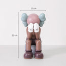 Violent bear statue Tidy Bear Statue With Metal Tray Storage Keys, Candy, Friut Home Ornaments Decoration Table Room Decorations