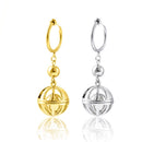 Anime Tokyo Revengers Kazutora Hanemiya Earrings Hollow Ball Pendant Dangle Earring Cosplay Jewelry Accessories