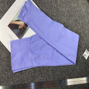 无缝健身女士瑜伽服高弹力运动套装带胸垫运动文胸高腰运动紧身裤健身房