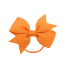 20pcs/lot Grosgrain Ribbon Hair Bands Ponytail Holder Rubber Band For Baby Girls Handmade Hair Rope Scrunchie  Hair Accessories