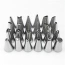 8/26pcs/set Silicone Pastry Bag Kitchen Accessories DIY Icing Piping Cream Pastry Bag With 6 Nozzle Sets Cake Decorating Tools