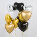 50pcs 18inch Star Heart Aluminum Balloons Inflatable Helium Balloon Birthday Party Decorations Kids Wedding Engagement  Globos