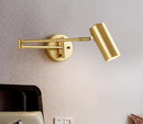 Modern Adjustable Swing Long Arm LED Wall Lamp Warm/Cold Lighting Wall-mounted Household Bedside Lighting Wall Sconce