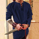 Halloween Knight Cosplay Medieval Renaissance Costume Robe Viking Men Long Sleeve Tops Costume Medieval Clothing Plus XXXXXl