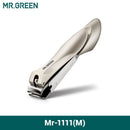 MR.GREEN 指甲刀不锈钢防飞溅指甲钳美甲工具仿生学设计指甲修剪器修脚剪