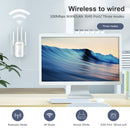 1200Mbps 双频2.4G&amp;5GHz无线扩展器 802.11ac Wifi中继器 强大Wi-Fi路由器 远距离Wlan WiFi放大器