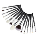 Jessup Beauty Makeup Brushes Kit 15pcs Natural-synthetic Hair pinceau maquillage Blending Powder Liner Cosmetics Tool T222
