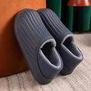 Fashion Women Slippers Winter Warm Fur Slippers Men Women Boys Girls House Shoes Flat Heel Home Indoor Waterproof Female Slipper